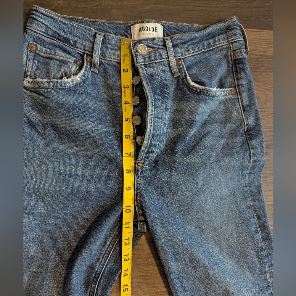 Agolde Riley Crop Jeans - Picture 10 of 12